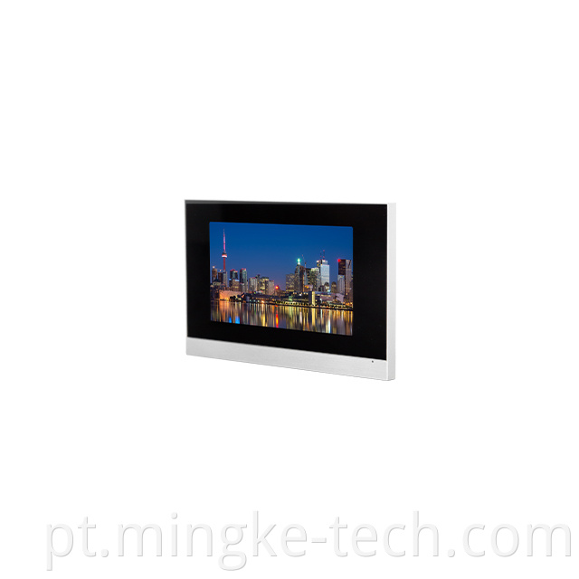 Smart 7 polegadas de 7 polegadas de prata dourada O opcional de monitor interno de uso para vide porta do telefone da porta de segurança do telefone Sistema de controle de segurança